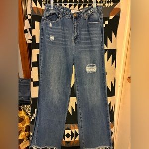 Wide leg jeans